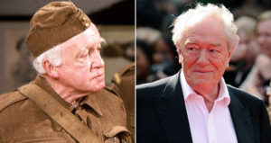 Arnold Ridley (left) and Michael Gambon Sir Michael Gambon, star of Harry Potter and The Singing Detective, will step in as the ageing Private Godfrey