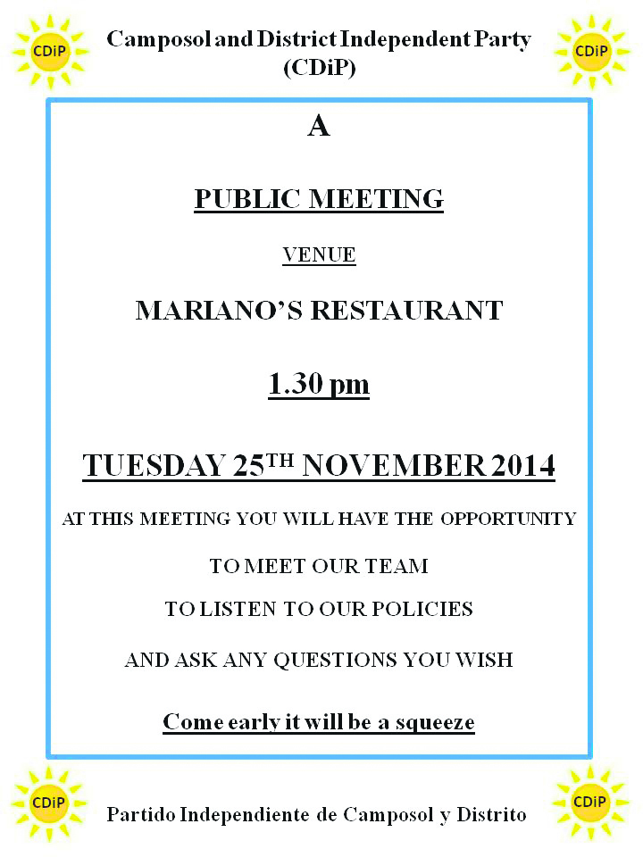 CDip Public Meeting - NOVEMBER