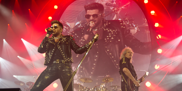 Queen with Adam Lambert at Vector Arena. Photo / Dean Purcell