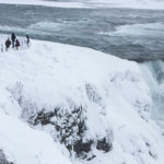 Image: Visitors view Niagara Falls in sub freezing temperatures in Niagara Falls New York
