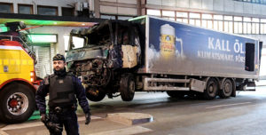 Four Killed by truck in Swedish Capital