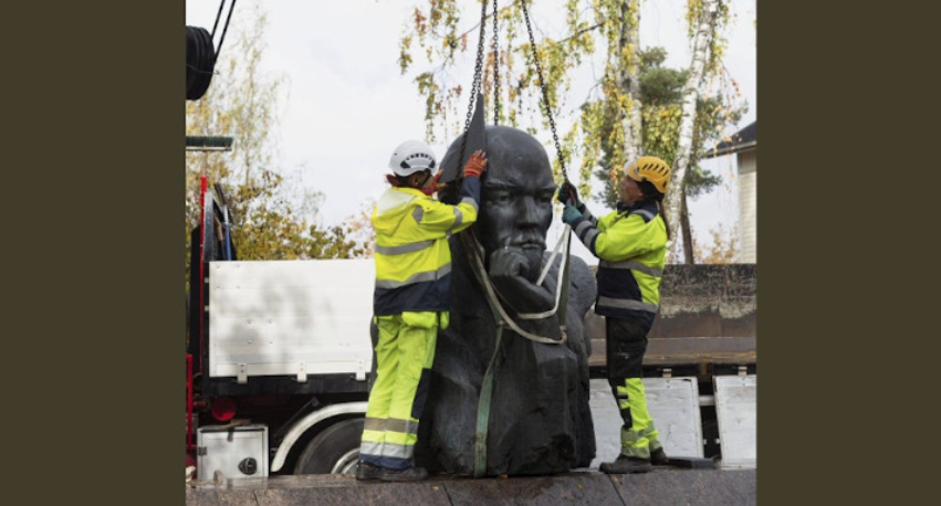 WATCH: Finland removes last remaining public statue of Lenin