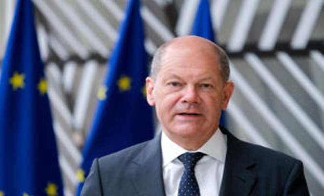 German Chancellor Olaf Scholz pledges to help Ukraine for as long as it takes
